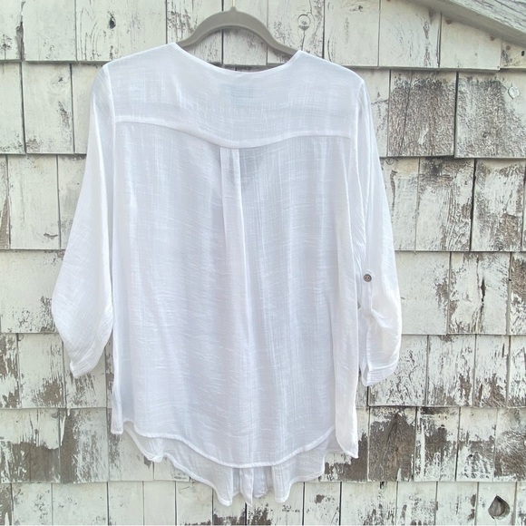 AGB Button Down White Shirt - Picture 5 of 5